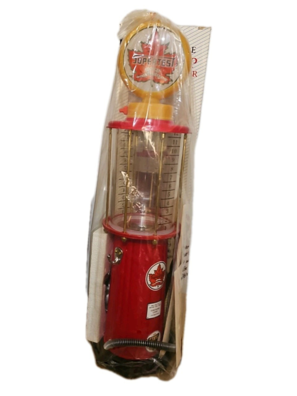 Olde Tyme Supertest Petroleum Gasoline Liquid Drink Dispenser GasPump Circa 1920